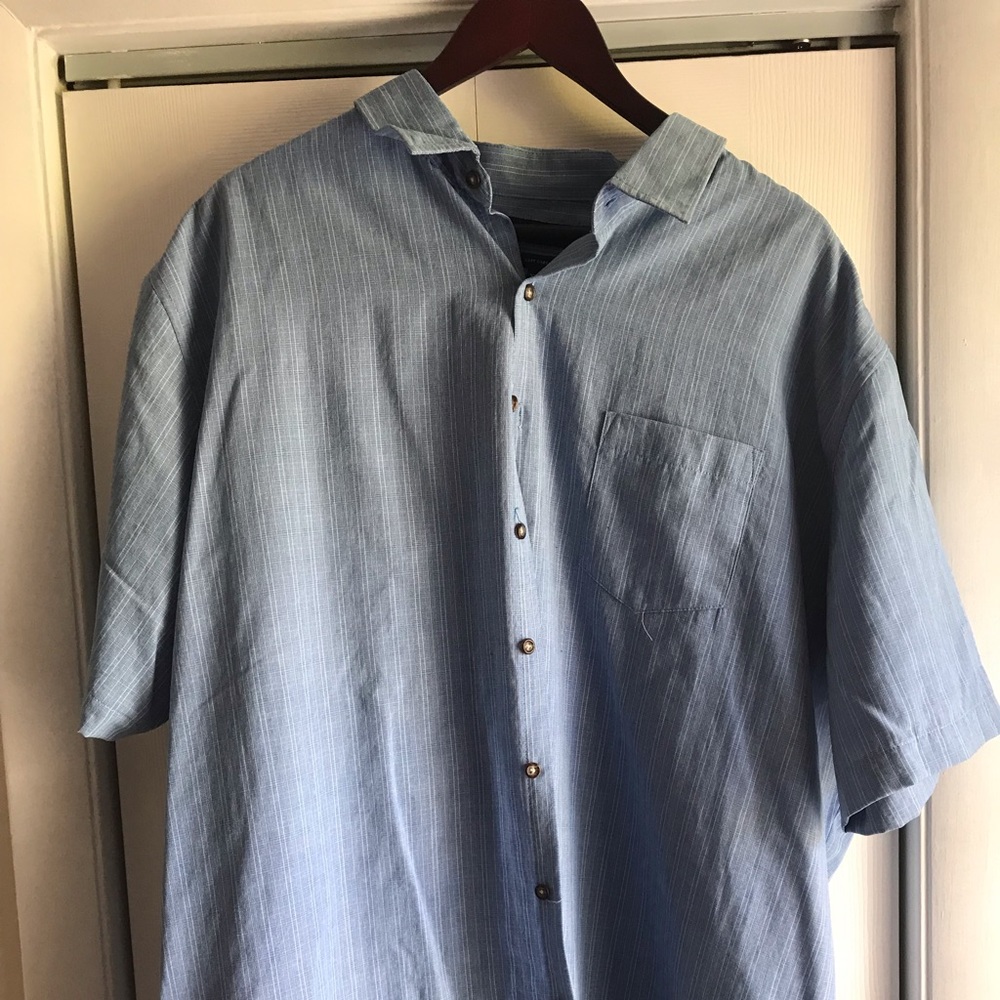 Croft & Borrow Men’s Short Sleeve Dress Shirt XXL